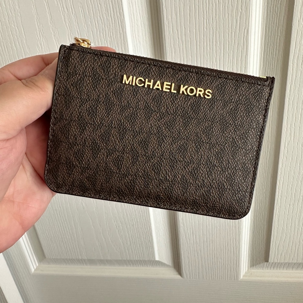 NWT MICHAEL Michael Kors small card case w/ID